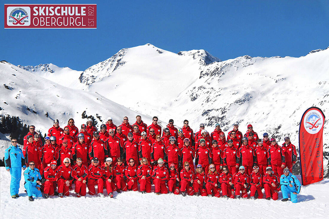Foto di gruppo della scuola di sci Obergurgl / Area sciistica Gurgl, il diamante delle Alpi!