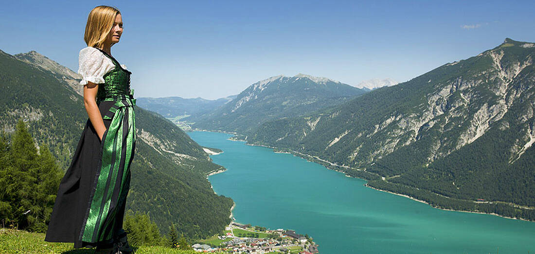Panorama del lago Achensee