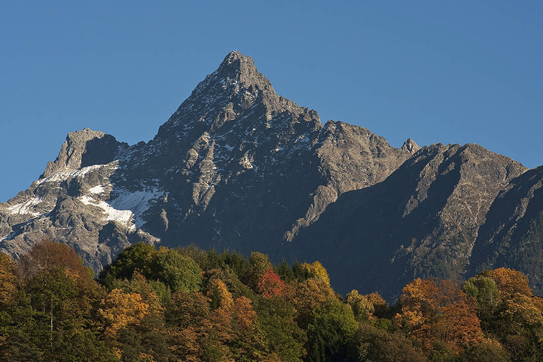 Acherkogel, la prima montagna di tremila metri all'ingresso della valle di Ötz