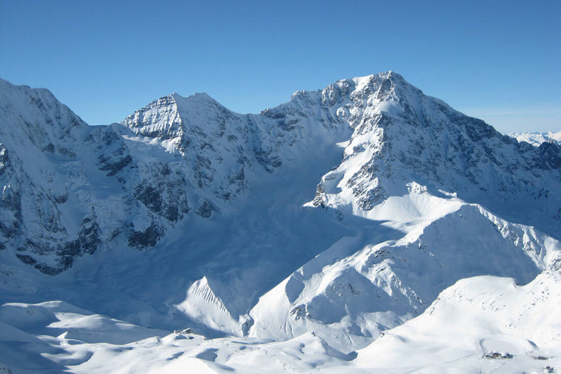 Ortles (3.905 m) in inverno