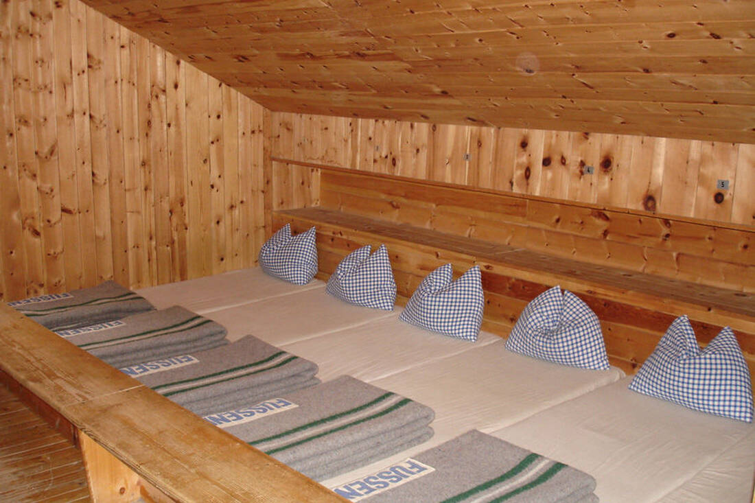 Dormitorio nel Rifugio Steinsee