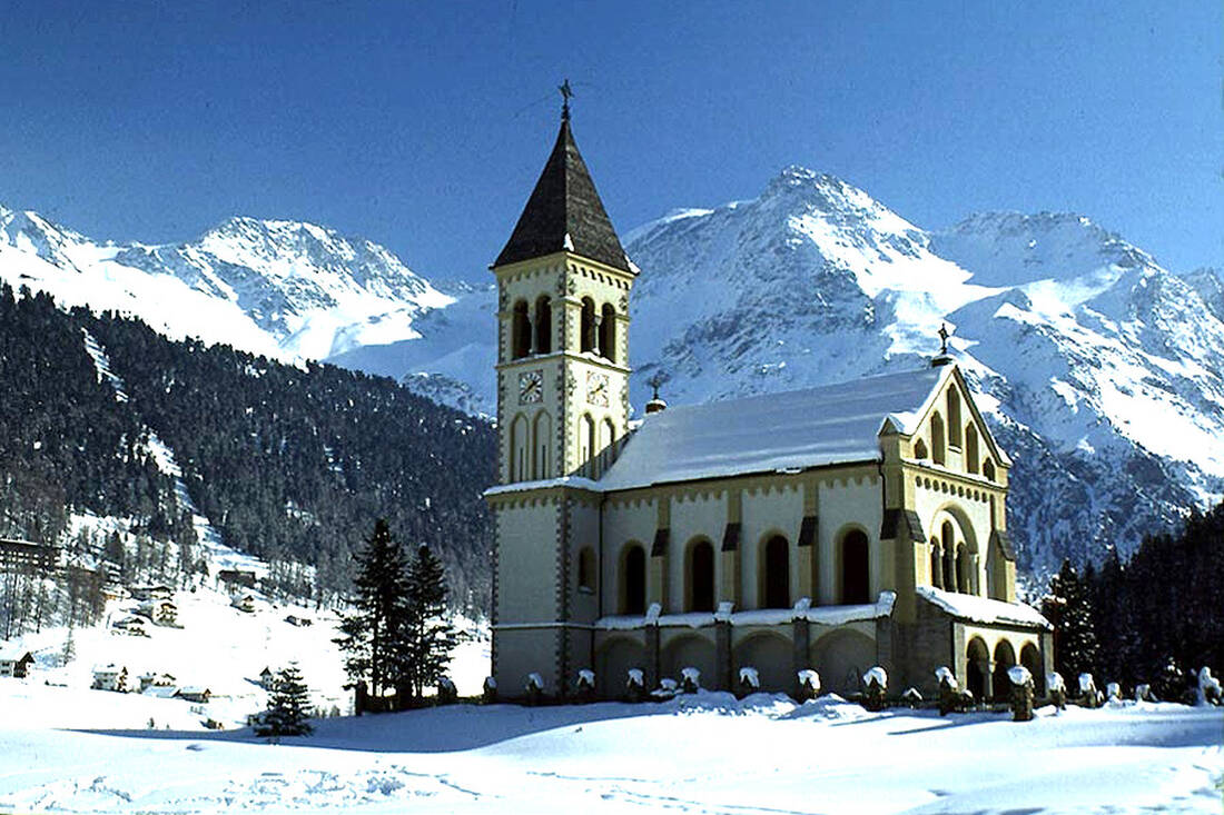 Chiesa parrocchiale di Solda all'Ortles (1900m)