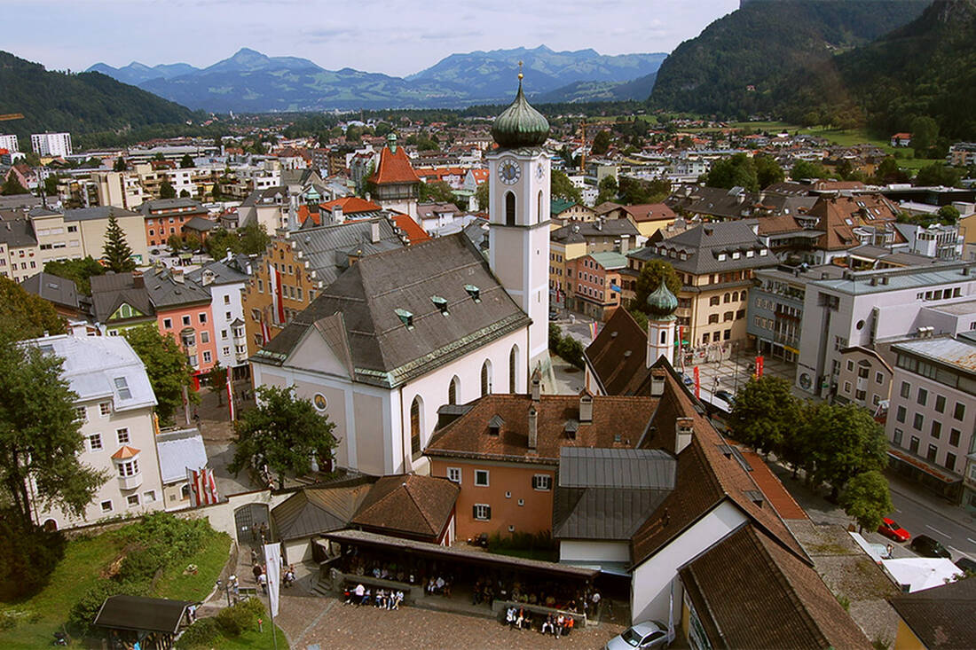 Vista della città di Kufstein