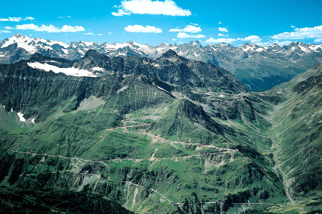 Strada alpina del Passo del Rombo