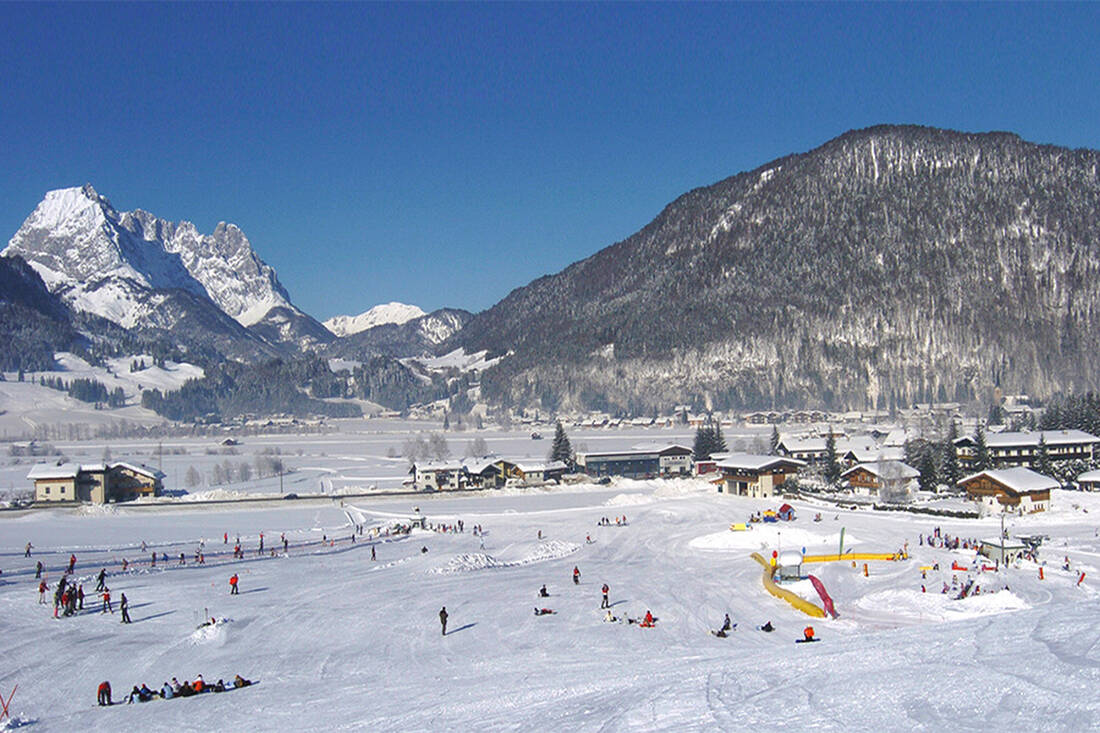 Paesaggio invernale nelle Alpi di Kitzbühel